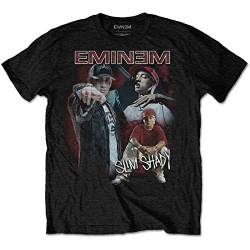 Eminem Herren TShirt -XL- Shady Homage Schwarz von Band Monkey