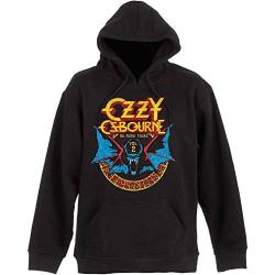 Ozzy Osbourne Unisex Pullover Hoodie Bat Circle Gr. L, Mehrfarbig von Band Monkey