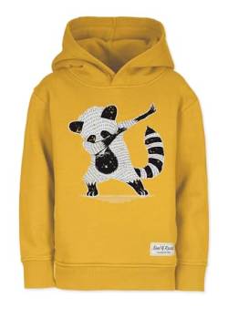 Band of Rascals Kinder Kapuzenpullover Dab aus Bio-Baumwolle, Mustard, Gr. 134 von Band of Rascals