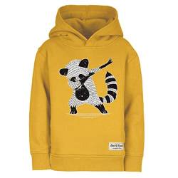 Band of Rascals Kinder Kapuzenpullover Dab aus Bio-Baumwolle, Mustard, Gr. 140 von Band of Rascals