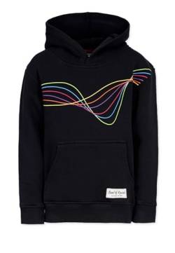 Band of Rascals Kinder Kapuzenpullover Frequency aus Bio-Baumwolle, Black, Gr. 140 von Band of Rascals