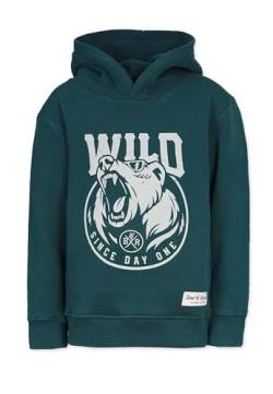 Band of Rascals Kinder Kapuzenpullover Wild aus Bio-Baumwolle, Racing-Green, Gr. 140 von Band of Rascals