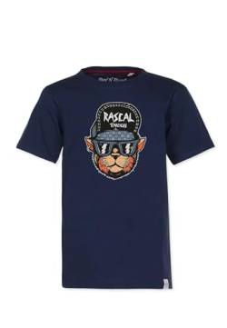 Band of Rascals Kinder Kurzarm T-Shirt Rascal Tendencies aus Bio-Baumwolle, Navy, Gr. 158 von Band of Rascals