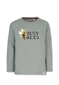 Band of Rascals Kinder Langarmshirt Busy Bees aus Bio-Baumwolle, moos, Gr: 146 von Band of Rascals