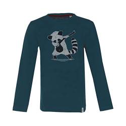 Band of Rascals Kinder Langarmshirt Dab aus Bio-Baumwolle, Dark-Petrol, Gr: 134 von Band of Rascals