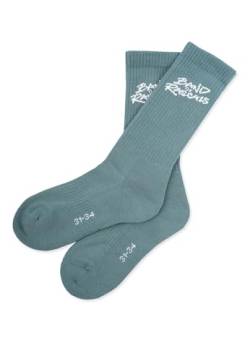 Band of Rascals Kinder Socken Signature aus Bio-Baumwolle, sage, Gr. 31/34 von Band of Rascals