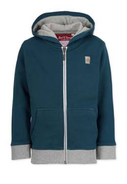 Band of Rascals Kinder Sweatjacke Basic aus Bio-Baumwolle, Dark-Petrol, Gr. 134 von Band of Rascals