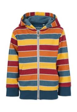 Band of Rascals Kinder Sweatjacke Melange Striped aus Bio-Baumwolle, Multi-Color, Gr. 152 von Band of Rascals