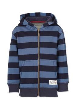 Band of Rascals Kinder Sweatjacke Striped Zip aus Bio-Baumwolle, Navy-Blue, Gr. 158 von Band of Rascals