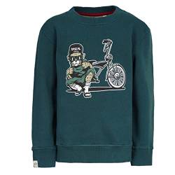 Band of Rascals Kinder Sweatshirt Low Rider aus Bio-Baumwolle, Racing-Green, Gr. 158 von Band of Rascals