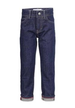 Rascal Jungen Jeans Hose aus 100% Bio-Baumwolle, blau raw denim, 122/128 von Band of Rascals