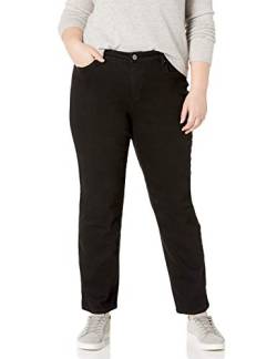 Bandolino Damen Mandie Five-Pocket Jeans in Übergröße - Schwarz - 52 Kurz von Bandolino