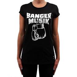 Banger Musik Frauen T-Shirt Banger Logo (SCHWARZ) (XL) von Banger Musik