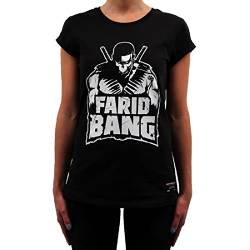 Banger Musik Frauen T-Shirt Farid BANG Logo (SCHWARZ) (S) von Banger Musik