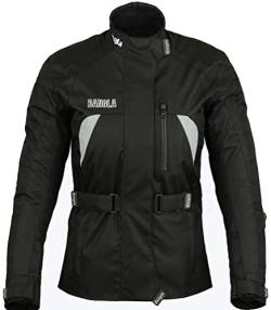 Bangla Damen Motorrad Jacke Motorradjacke Cordura Textil schwarz M von Bangla