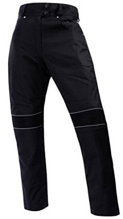 Bangla Damen Motorradhose Motorrad Textil Hose mit Protektoren Schwarz im Jeanslook XL von Bangla