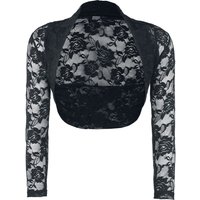 Banned Alternative - Gothic Bolero - Lace Bolero - S bis XL - für Damen - Größe L - schwarz von Banned Alternative