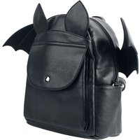 Banned Alternative - Gothic Mini-Rucksack - Fledermaus - für Damen - schwarz von Banned Alternative