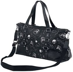 Banned Alternative Space Cat Frauen Handtasche schwarz/weiß von Banned Alternative