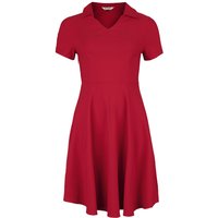 Banned Retro - Rockabilly Kleid knielang - Wonder Fit & Flare Dress - XS bis 4XL - für Damen - Größe 4XL - rot von Banned Retro