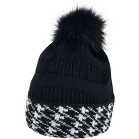 Banned Retro - Rockabilly Mütze - Winter Romance Hat - für Damen - schwarz/weiß von Banned Retro