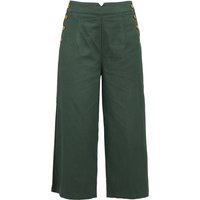 Banned Retro - Rockabilly Stoffhose - Pretty Perfect Trousers - XS bis S - für Damen - Größe XS - grün von Banned Retro