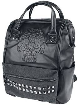 Banned Alternative Androginy Unisex Rucksack schwarz Baumwolle, Polyurethan Gothic, Horror, Rockwear von Banned