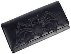 Banned Alternative Bat Wallet Frauen Geldbörse schwarz 100% Polyurethan Gothic, Rockwear von Banned