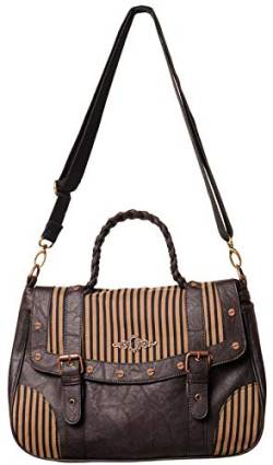 Banned Alternative Damen Steampunk Tasche - Braun, One Size von Banned