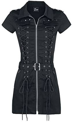 Banned Alternative Mod Dress Frauen Kurzes Kleid schwarz L von Banned