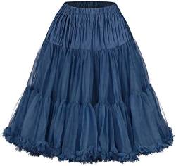 Banned Petticoat LIFEFORMS 236 Navy Blau XS-S von Banned