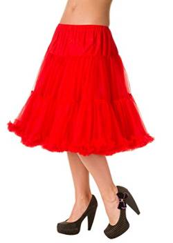 Banned Petticoat Starlite 235 Rot XS-S von Banned