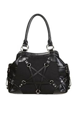 Pentagram handbag black - One Size - Banned von Banned