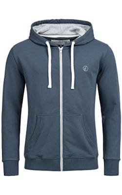 Banqert Herren Hoody, Faire Löhne, Purified Cotton, Männer Hoodie-s Kapuzenjacke-n Kapuzen-Sweater mit Reissverschluss Men, Dunkelblau blau M Medium von Banqert