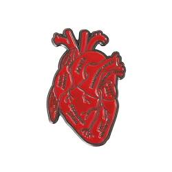 Baoblaze Anatomisches Herz, Emaille-Anstecknadel für Frauen, Mädchen, Kinder, Geschenk, Schmuck, Geschenk, Neuheit, Anstecknadel für Kleidung, Taschen von Baoblaze