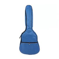 Baoblaze Gitarren-Gigbag, 41 Zoll, Tragetasche für Akustikgitarren, Oxford-Gewebe, Reise-Seitengriff, wasserdichter Rucksack, große Fronttasche, Blau von Baoblaze