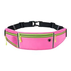 Baoblaze Hüfttasche, Laufgürtel, Sport-Gürteltasche, Joggen, Gehen, Reiten, Reisen, Hüfttasche, Geldgürteltasche für Männer und Frauen, ROSA von Baoblaze