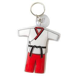 Baoblaze PVC Schlüsselanhänger Schlüsselanhänger Tasche Charms Auto Schlüsselanhänger Sport Schlüsselanhänger Anhänger Taekwondo Schlüsselanhänger, Kampfsport von Baoblaze