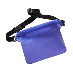 Baoblaze wasserdichte Gürteltasche, wasserdichte Tasche, Telefonabdeckung, vielseitige wasserdichte Hüfttasche, Telefontasche zum Tauchen im Freien, Blau von Baoblaze