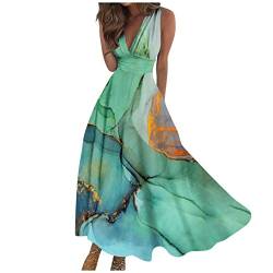 BaoDan Damen Sommerkleid Damen Sommerkleider Damen Sommerkleid Lang Sommerkleid Damen Boho Sommerkleid Maxi Damen Tunika Kleid Damen Kleid Damen Lang Damen Kleid Elegant Elegante Kleider von Baodan