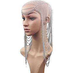 Frauen Haarkette Dangle Haarstück Quasten Hairband -metall -kopfbedeckungen Für Brautbrautjungfern Mädchen Accessoires von Baokuan