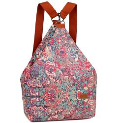 Baosha Frauen Sling Rucksack Printed Leichter Crossbody Bag Brusttasche Schultertasche Reise Wandern Daypack für Damen XB-24 (HS) von Baosha