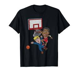 Barack Obama Dunking On Donald Anti Trump Basketball T-Shirt von Barack Obama