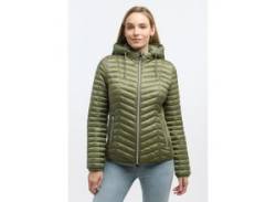 Steppjacke BARBARA LEBEK Gr. 44, grün (light khaki) Damen Jacken Steppjacken mit Reißverschlusstaschen von Barbara Lebek