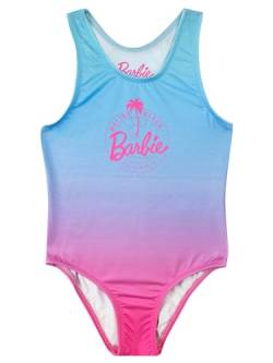 Barbie Badeanzug | Mädchen Einteiler Badeanzug | 128 | Offizielles Merchandise von Barbie