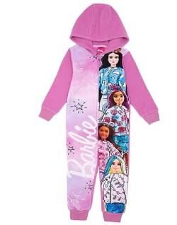 Barbie Girls' Pink Dreamland Onesie | farbenfrohen Nachtwäsche Perfekt für spielerische Tage und träumerische Nächte | Hergestellt endlosen modischen Spaß von Barbie