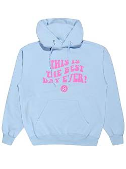 Barbie Hoodie Damen | Damen Kapuzenpullover | Oversize Hoodie | Blau M von Barbie