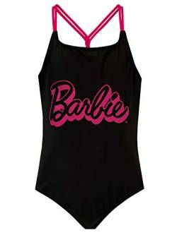 Barbie Mädchen Badeanzug Schwarz 110 von Barbie