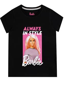 Barbie Mädchen T-Shirt Schwarz 146 von Barbie