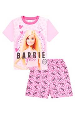 Barbie Offizielles Mattel Pyjama-Set für Mädchen, Pink, rose, 128 von Barbie